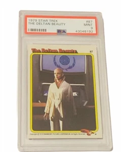 Star Trek Trading Card PSA 9 Topps 1979 Paramount The Deltan Beauty Llia bald 87 - Picture 1 of 3