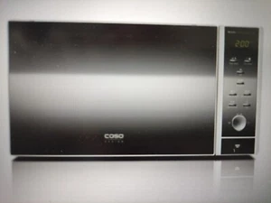 Mikrowelle CASO MG25 Ceramic - silber/schwarz - NEU - 25 Liter - Bild 1 von 8