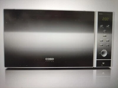 Mikrowelle CASO MG25 Ceramic - silber/schwarz - NEU - 25 Liter - Bild 1 von 4