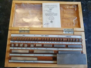 Bloque de calibre métrico de precisión (38 piezas) Clase 1 ¡Calidad superior! Aleación sólida ¡MUY RARA! - Imagen 1 de 6