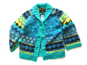 Catimini Spirit Denim Cardigan/Cardigan Blue Flowering Size 6a (116) - Picture 1 of 1