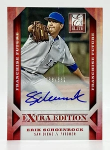 2013 Elite Extra Franchise Futures #54 Erik Schoenrock Auto 486/662 Padres - Picture 1 of 3