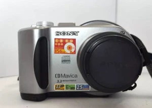 Sony MVC-CD300 Mavica fotocamera digitale batteria extra cavo USB cavo di alimentazione non testato - Foto 1 di 10