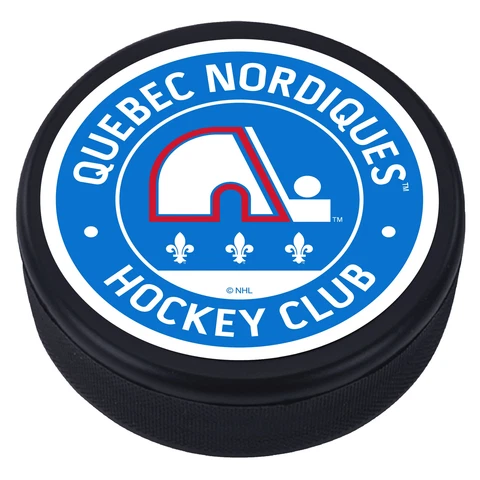 Vintage Quebec Nordiques Puck Cover