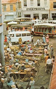 Grenada - ST. GEORGE'S - Main square and market place - Everybody's Main Store - - Picture 1 of 2
