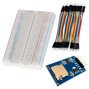 MicroSD Card Reader SPI Module Breadboard Dupont Male Cable Wiring for Log Data - Picture 1 of 12