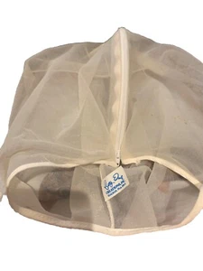 1960s Vintage Betty Dain Creations Yellow Chiffon hair cap protector - Picture 1 of 6