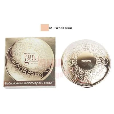 Mistine Number 1 Pur Gold Super Powder SPF25 PA++ Oil Control Makeup #S1 Light - Image 1 of 2