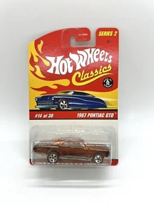 2005 HOT WHEELS CLASSICS SERIES 2 1967 PONTIAC GTO ORANGE 14 OF 30 (y) - Picture 1 of 7