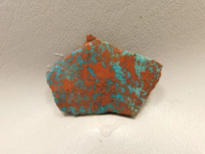 Gem Silica Chrysocolla Cuprite Unpolished Stone Slab Rough Rock #O107 - Image 1 of 4