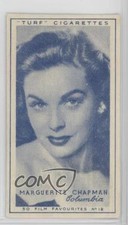 1948 Turf Film Favourites Tobacco Marguerite Chapman #12 z6d