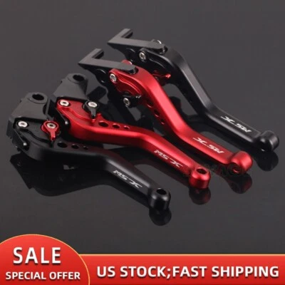 Short Brake Clutch Levers For HONDA MSX 125 GROM 2013-2024 MSX 125SF MSX LOGO - Image 1 of 4