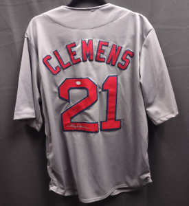 Roger Clemens Signed Boston Red Sox Baseball Jersey AUTO PSA COA Sz XL