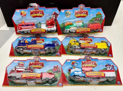 Mighty Express Lot Flicker Farmer Faye Mandy Mail Mechanic Milo Build-It Brock Cover