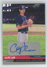 Cliff Lee 2004 Donruss Recollection Collection Autograph 18/25 Indians Auto #60