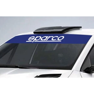 Sparco 137x17cm Front Sun Visor Strip - Race / Rally / Motorsport - Afbeelding 1 van 1