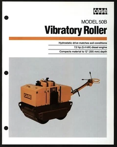 CASE MODEL 50B VIBRATORY ROLLER BROCHURE, SEE ALL PICTURES #38 - Picture 1 of 2