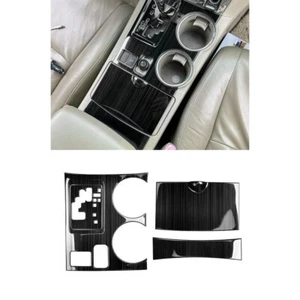 For Toyota Highlander 2008-2013 Black Steel Middle Console Gear Shift Panel Trim - Picture 1 of 17