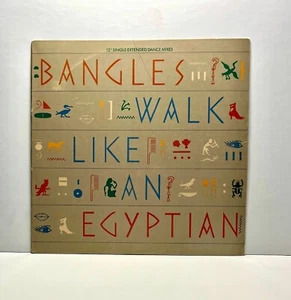 BANGLES "WALK LIKE AN EGYPTIAN" 12" Extended Dance Mixes COLUMBIA 44-05935 - Picture 1 of 4