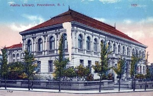 Public Library Providence Rhode Island Postcard Unposted - Picture 1 of 2