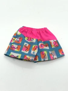 Pantalones cortos Ken baúles de baño HAWAIANO DIVERTIDO rosa azul amarillo ropa de playa muñeca ropa K206 - Imagen 1 de 2