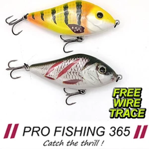Pike Fishing Countdown Lure Motion Buster Bait Gear Perch Zander Free Wire Trace - Picture 1 of 20