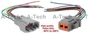 Caja de cambios de motor 6" Deutsch 8P DTM04/DTM06 conector eléctrico impermeable 20AWG - Imagen 1 de 2