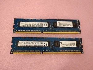 HYNIX 2x 8GB (16gb) PC3-14900E 2Rx8 ECC MEMORY HMT41GU7AFR8C-RD 7122880-581 - Picture 1 of 4