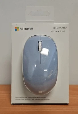 Microsoft Wireless Bluetooth Mouse Pastel Blue RJN-00013 Ambidextrous RARE NEW - Image 1 of 3