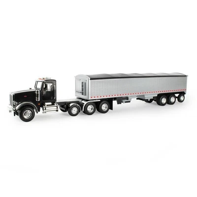 ERTL 1/16 Big Roads negro Peterbilt modelo 367 con remolque de grano 47367 Foto 1 de 4