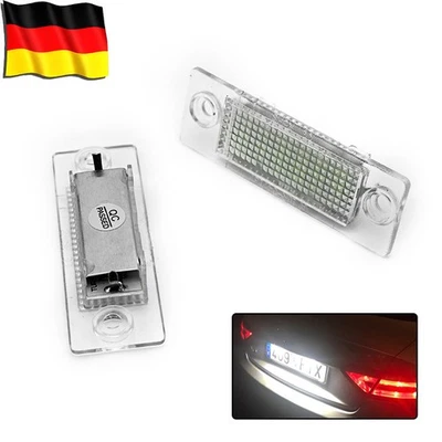 Auto 18 LED Kennzeichenleuchte Kaltweiß Lampe 2 Stück Für VW Touran 2003-2010 - Bild 1 von 4