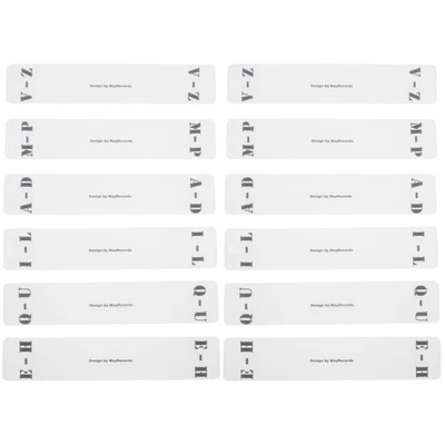  2 Pack Cd Divider Cards Vinyl Alphabet Dividers Record Collection - Image 1 of 4