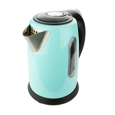 Brentwood 1 Liter Stainless Steel Cordless Electric Kettle in Blue - Image 1 of 4