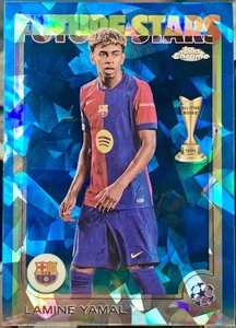 2024-25 Topps Chrome Sapphire UEFA Lamine Yamal #27 Future Stars - Picture 1 of 2