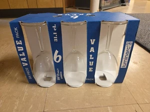 Luminarc Glass Wine Goblet Barware, Set of 6, 10 1/2 Oz,s New In Holder USA - Picture 1 of 5