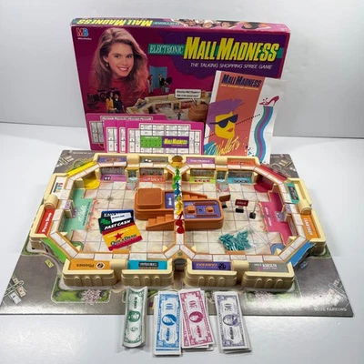 Vintage Mall Madness Board Game 1989 Milton Bradley 100% Complete Nice - Image 1 of 4