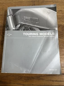 2007 OEM HARLEY DAVIDSON Touring Models Service Manual 99483-07 USA - Picture 1 of 14