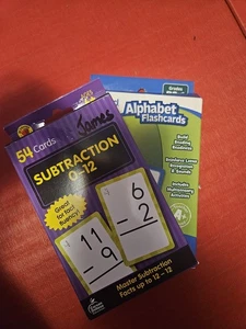 Subtraktionskarten und Alphabetkarten - Bild 1 von 2