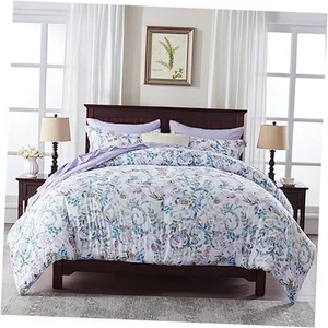 Purple Queen Comforter Set 7 Piece Bed in a Bag,All Season Ultra Soft - Picture 1 of 7