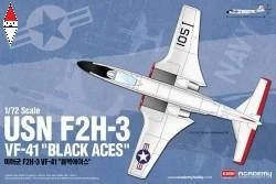 ACADEMY 1/72 USN F2H-3 VF-41 BLACK ACES - Immagine 1 di 2