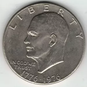 1976 TIPO 2 PLACCATO EISENHOWER DOLLARO GRADI in condizioni NON CIRCOLATE ~ pz 18 - Foto 1 di 5