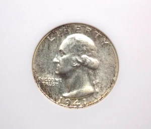 1941 Washington PROOF Silver Quarter 25c NGC PF64 #018 Old FATTY ECC&C, Inc. - Picture 1 of 5