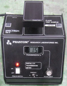😏 PHANTOM 12 W DIGITAL UV TRANSMISSION METER 120 VAC 60 Hz SPECTRUM 400Z - Picture 1 of 7