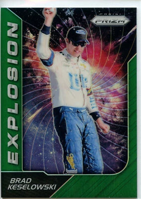 2018 Panini Prizm Racing NASCAR Explosion GREEN #88 Brad Keselowski #86/149 - Image 1 of 2
