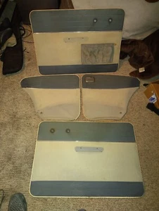 1958-59 vw beetle door panels green/grey - Picture 1 of 2