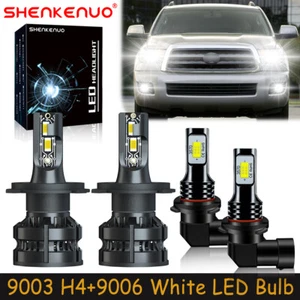 Faro LED blanco luz antiniebla haz alto bajo Z8 para Toyota Sequoia 2001-2007 - Imagen 1 de 22