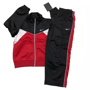 NIKE LITTLE BOYS TRICOT 2 PIECES JACKET AND PANT SET SIZE4 NEW WITH TAG - Picture 1 of 12