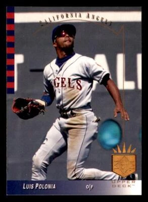 1993 SP Luis Polonia #24 California Angels - Image 1 of 2