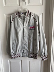 Vintage Azteken Bomberjacke 80er Viva Las Vegas Herren Southwestern Navajo XL Large - Bild 1 von 7