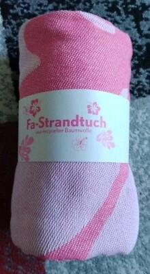 FA Strandtuch Rot aus Baumwolle NEU OVP - Bild 1 von 2